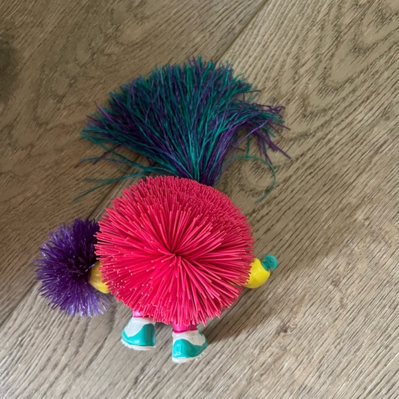 Odzzon Kooshlings Kids Pink Yellow Girl Koosh Lings Bendable Vintage 90s Toy - Picture 2 of 2